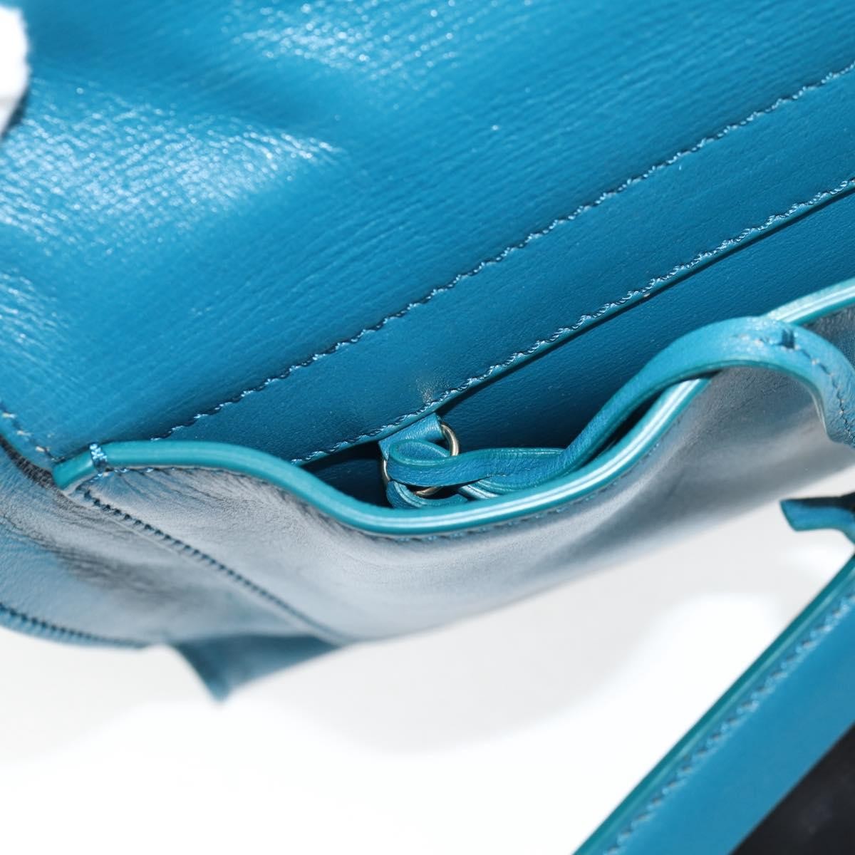 Balenciaga Padlock All Afternoon Tote Leather, BLUE, LEATHER, Handbag