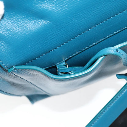 Balenciaga Padlock All Afternoon Tote Leather, BLUE, LEATHER, Handbag