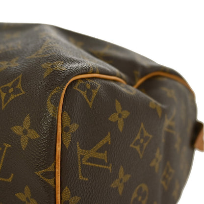 Louis Vuitton Speedy Handbag Monogram Canvas, BROWN, CANVAS, Handbag