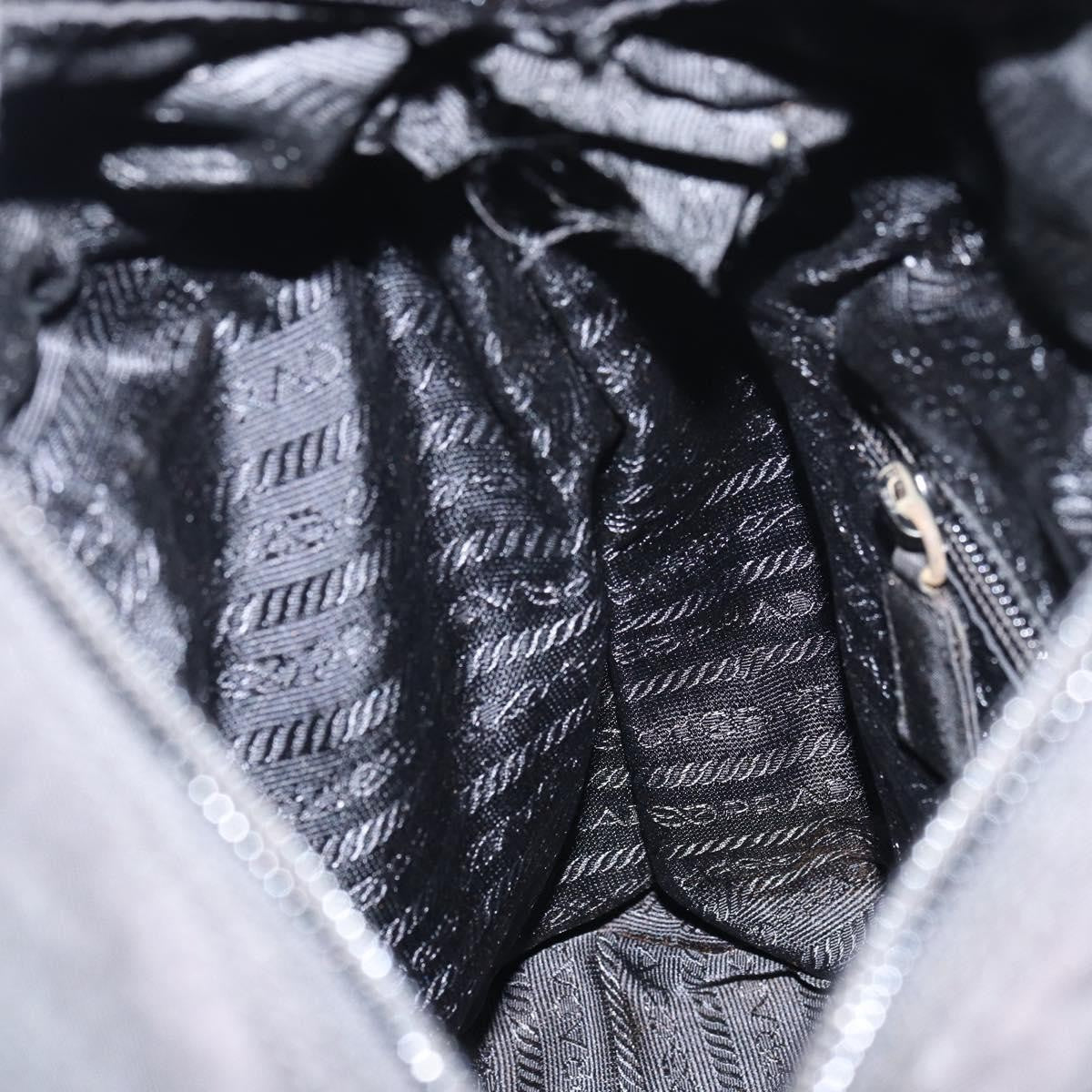 Prada Vintage Zip Tote Tessuto, BLACK, NYLON, Tote bag