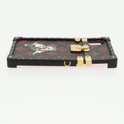 Louis Vuitton Phone case for iPhone X/XS Monogram canvas, BLACK, CANVAS, Clutche & pouche