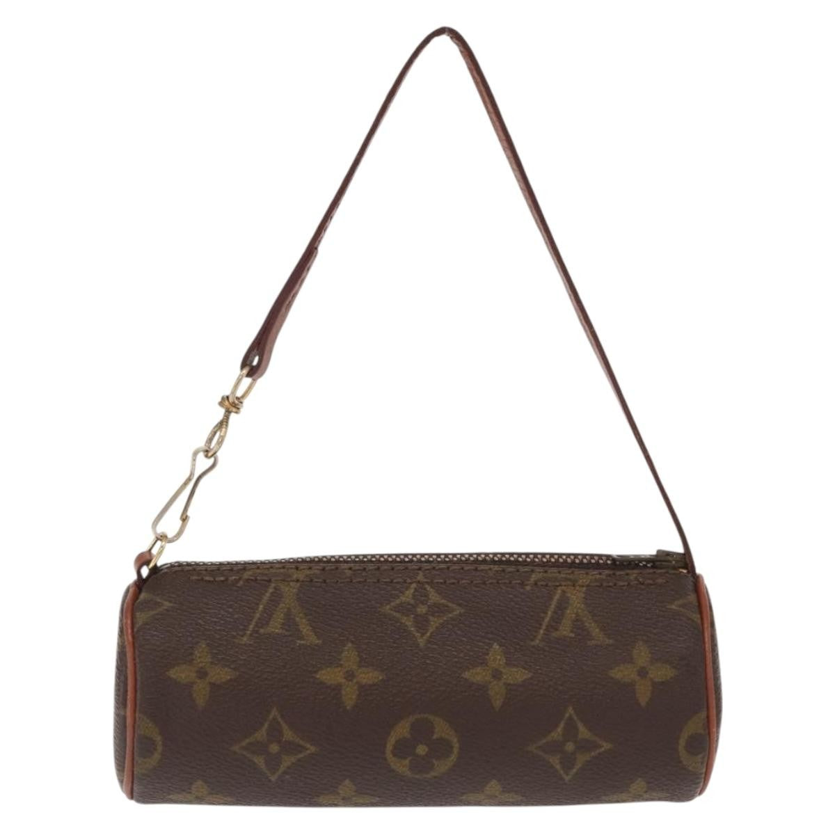 Louis Vuitton Papillon Pochette Monogram Canvas, BROWN, CANVAS, Clutche & pouche
