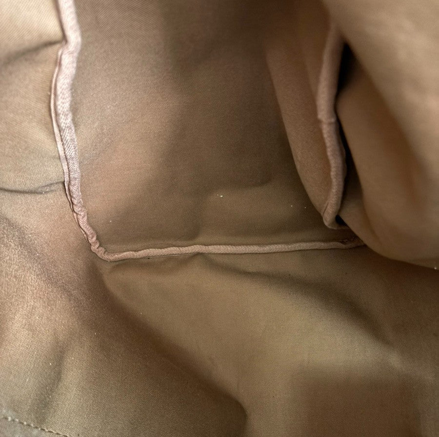 Louis Vuitton Keepall Bag Monogram Canvas, BROWN, LEATHER, Travel bag