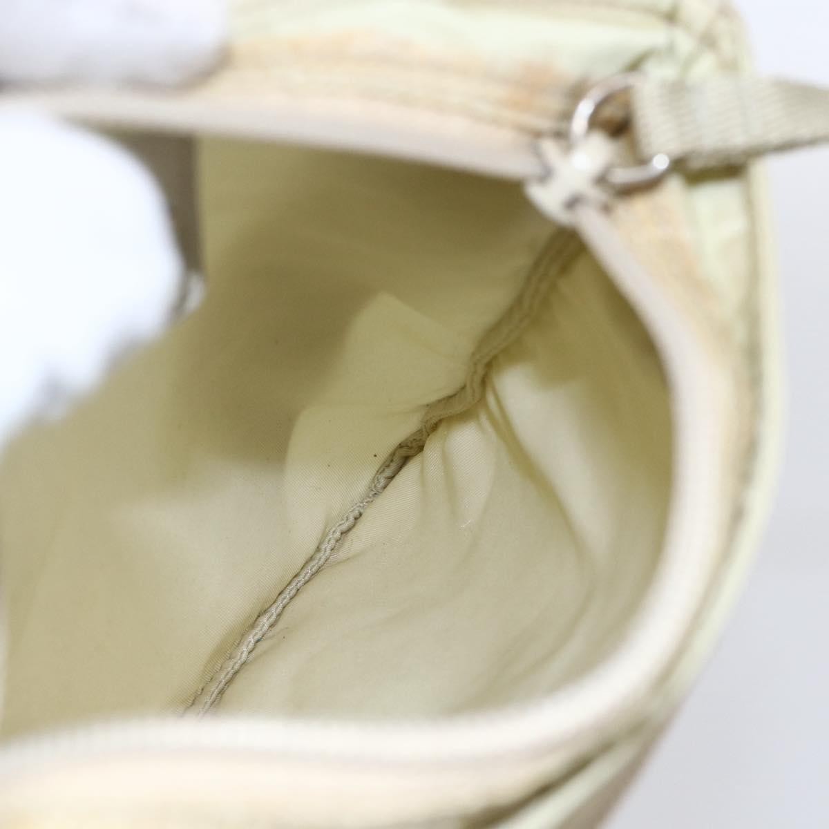 Prada Front Pocket Messenger Bag Tessuto, BEIGE, NYLON, Shoulder bag