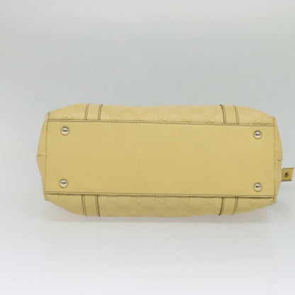 Gucci Abbey Zip Tote Guccissima, YELLOW, CANVAS, Tote bag