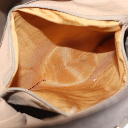 Gucci Vintage Open Shoulder Bag (Outlet) GG Canvas with Leather, BEIGE, PVC, Shoulder bag