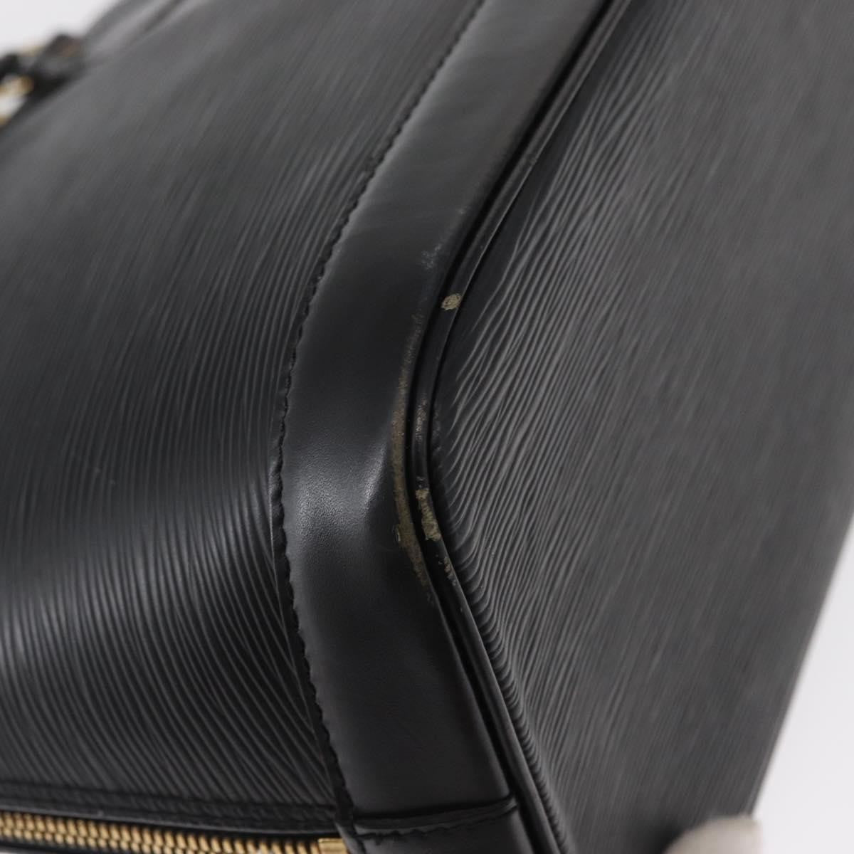Louis Vuitton Alma Handbag Epi Leather, BLACK, LEATHER, Handbag