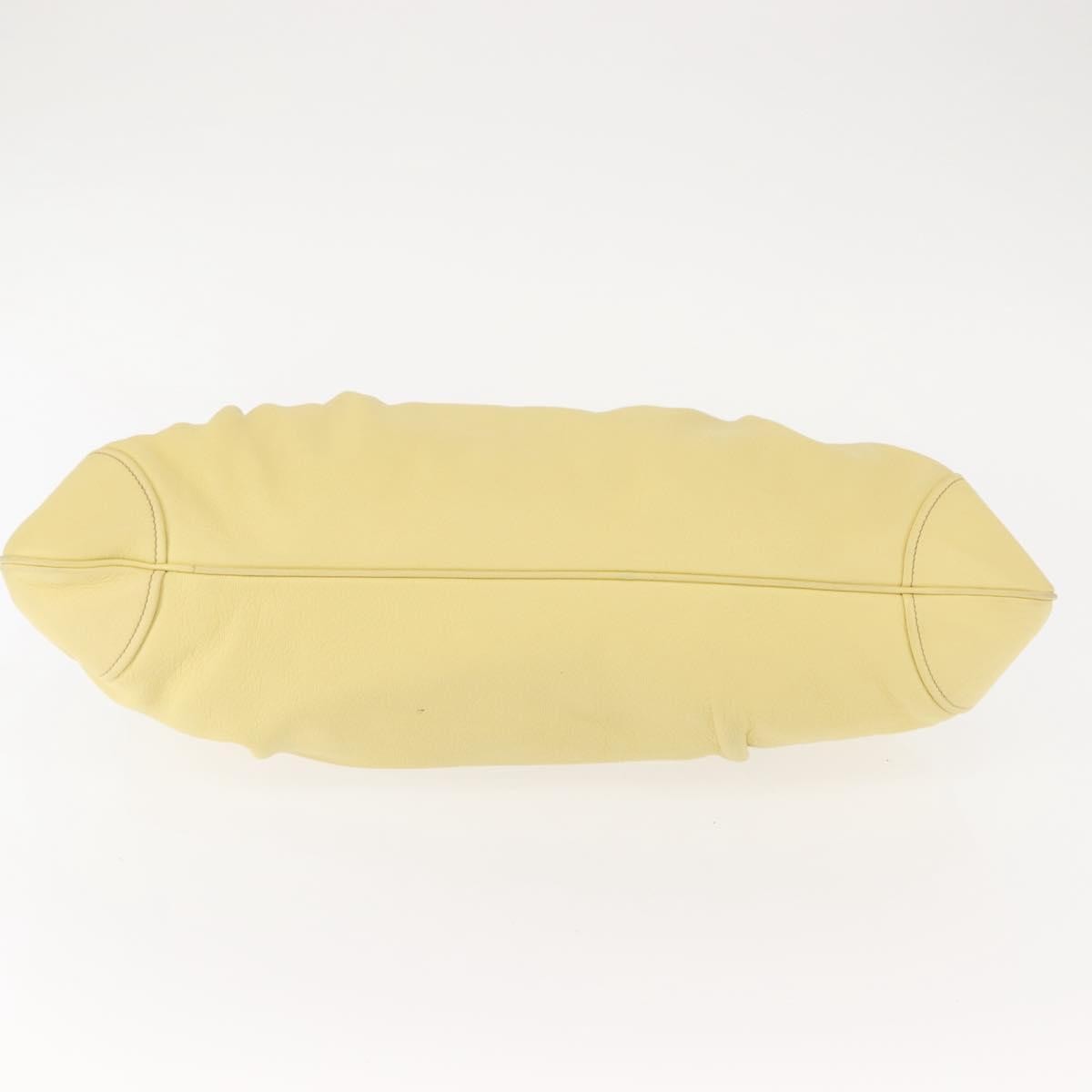 Salvatore Ferragamo Marisa Satchel Leather, YELLOW, LEATHER, Tote bag