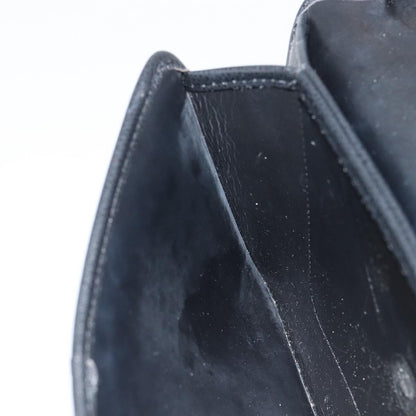 Christian Dior Vintage CD Chain Flap Shoulder Bag Leather, BLACK, LEATHER, Shoulder bag