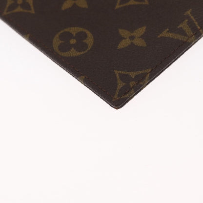 Louis Vuitton Pochette Secret Monogram canvas, BROWN, CANVAS, Clutche & pouche