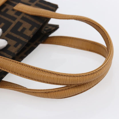 Fendi Vintage Top Handle Bag Zucca canvas, BROWN, CANVAS, Handbag