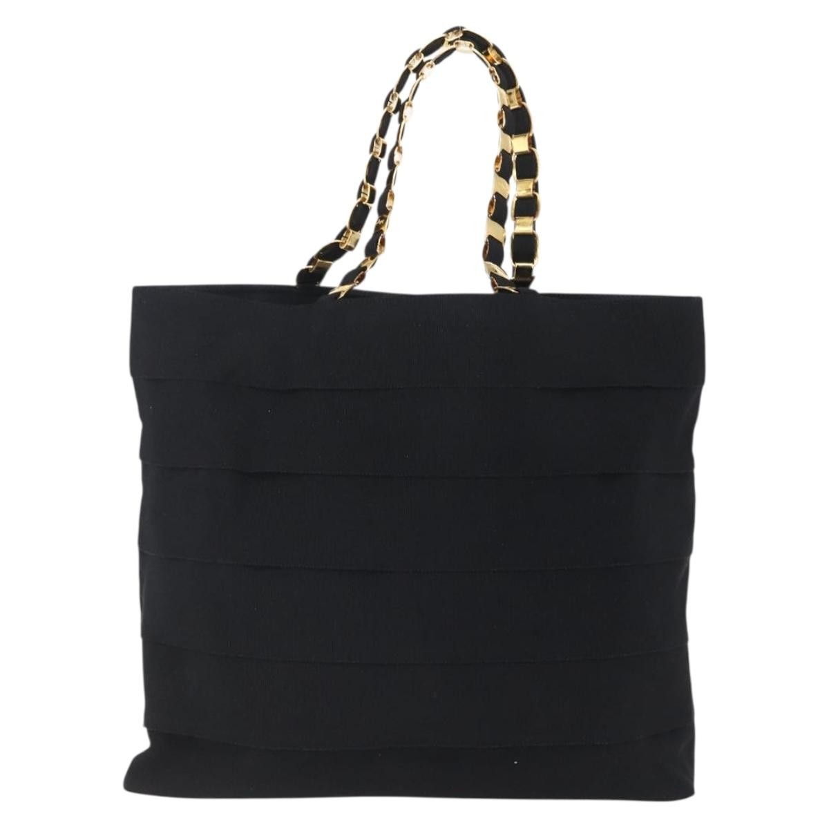 Salvatore Ferragamo Vala tote Canvas, BLACK, CANVAS, Tote bag