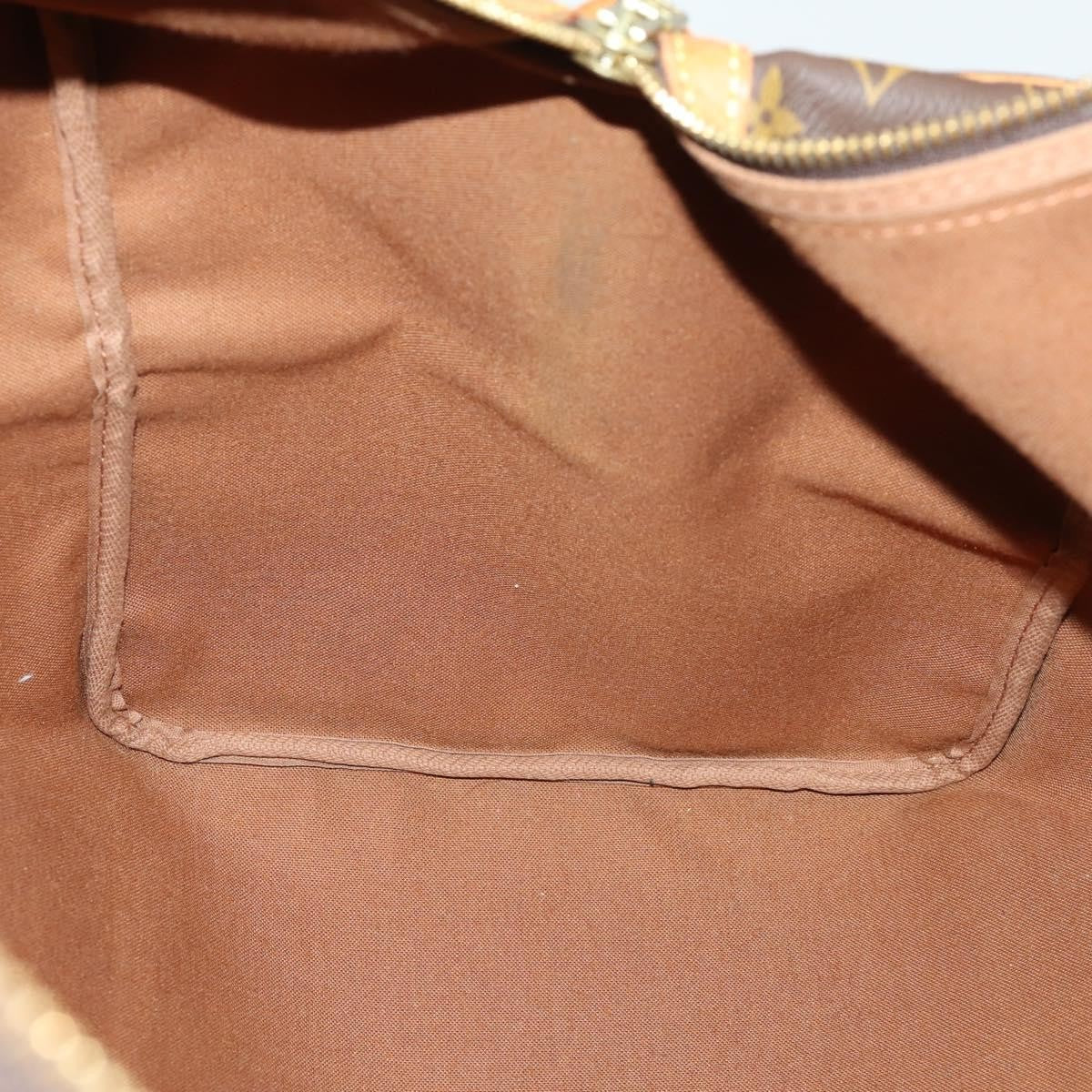 Louis Vuitton Sac Souple Handbag Monogram Canvas, BROWN, CANVAS, Travel bag