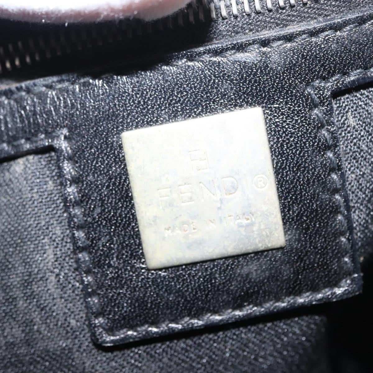 Fendi Vintage Shoulder Bag Leather, BLACK, LEATHER, Shoulder bag