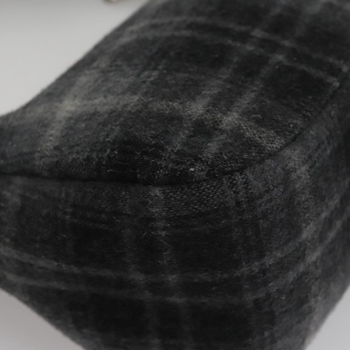 Salvatore Ferragamo Shoulder Bag Wool, GRAY, WOOL, Shoulder bag