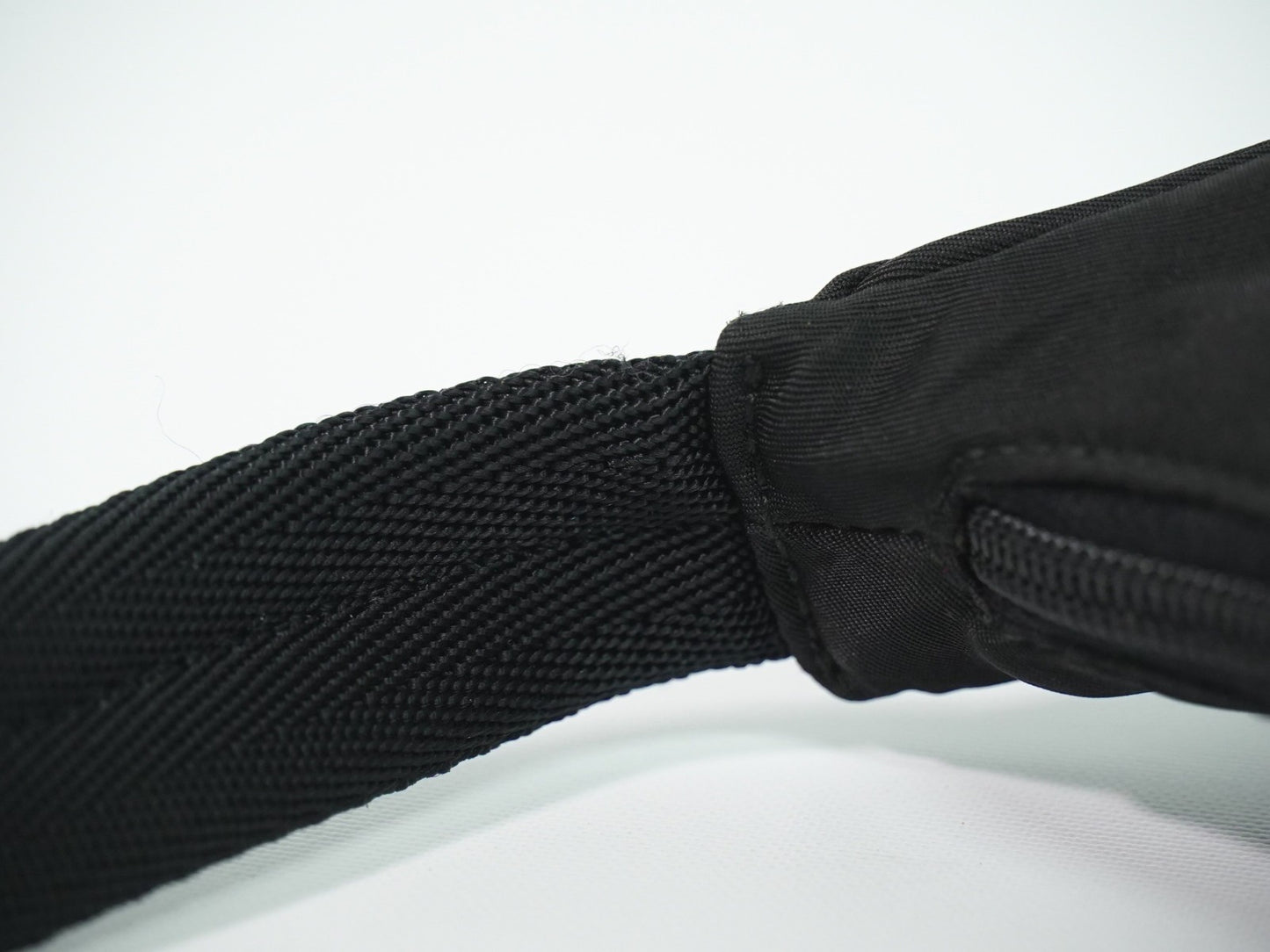 Prada Hobo Tessuto, BLACK, NYLON, Handbag