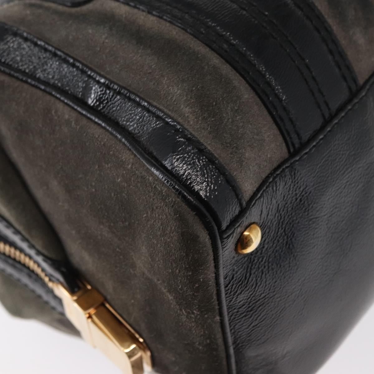 Gucci Aviatrix Satchel Suede, BLACK, SUEDE, Handbag