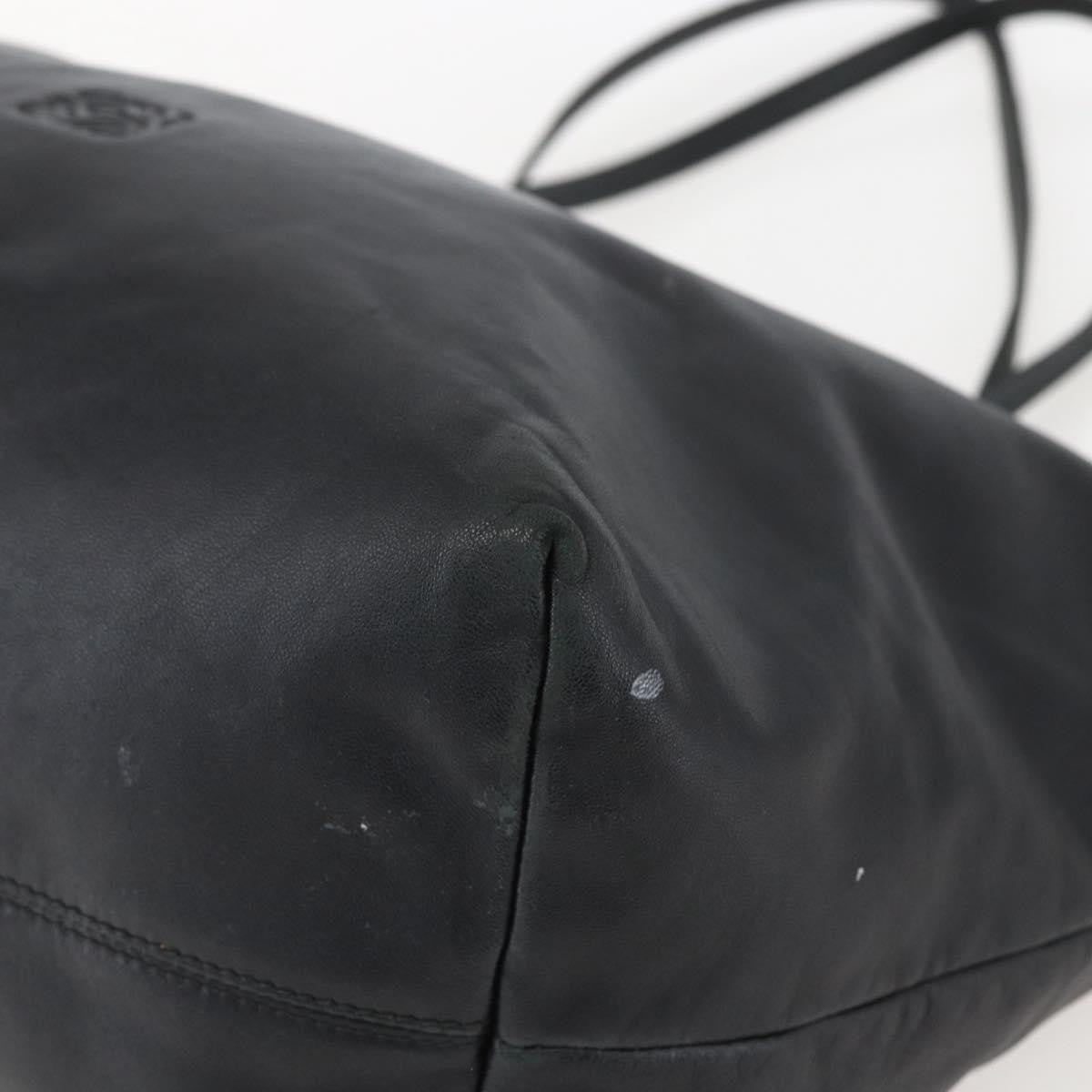 Loewe Anagram Tote Leather, BLACK, LEATHER, Tote bag