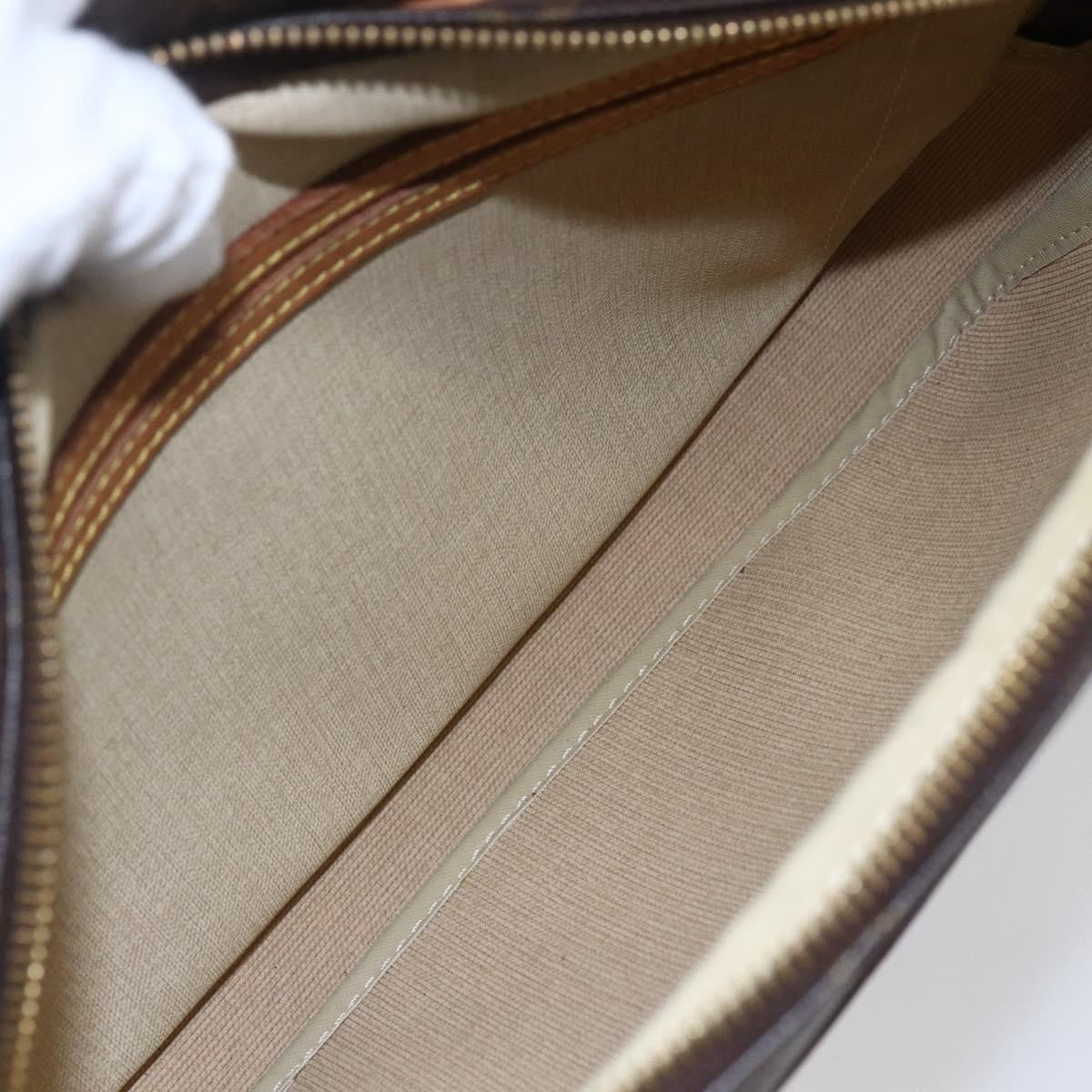 Louis Vuitton Reporter Bag Monogram Canvas, BROWN, CANVAS, Crossbody bag