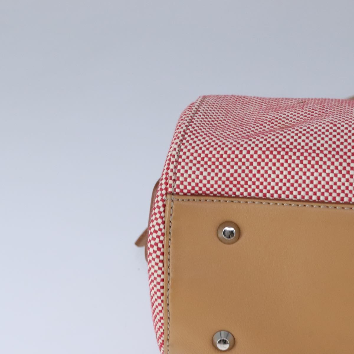 Burberry Vintage Handbag Canvas, RED, CANVAS, Handbag