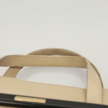 Gucci Vintage Handbag Enamel, BEIGE, PATENT_LEATHER, Handbag