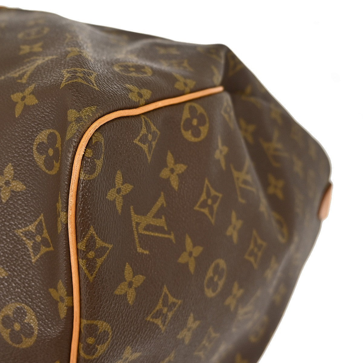 Louis Vuitton Keepall Bag Monogram Canvas, BROWN, CANVAS, Travel bag