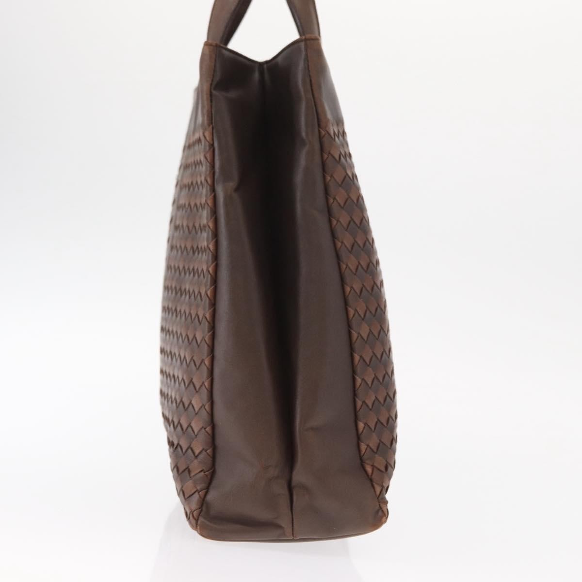 Bottega Veneta Tote Intrecciato Nappa, BROWN, LEATHER, Tote bag