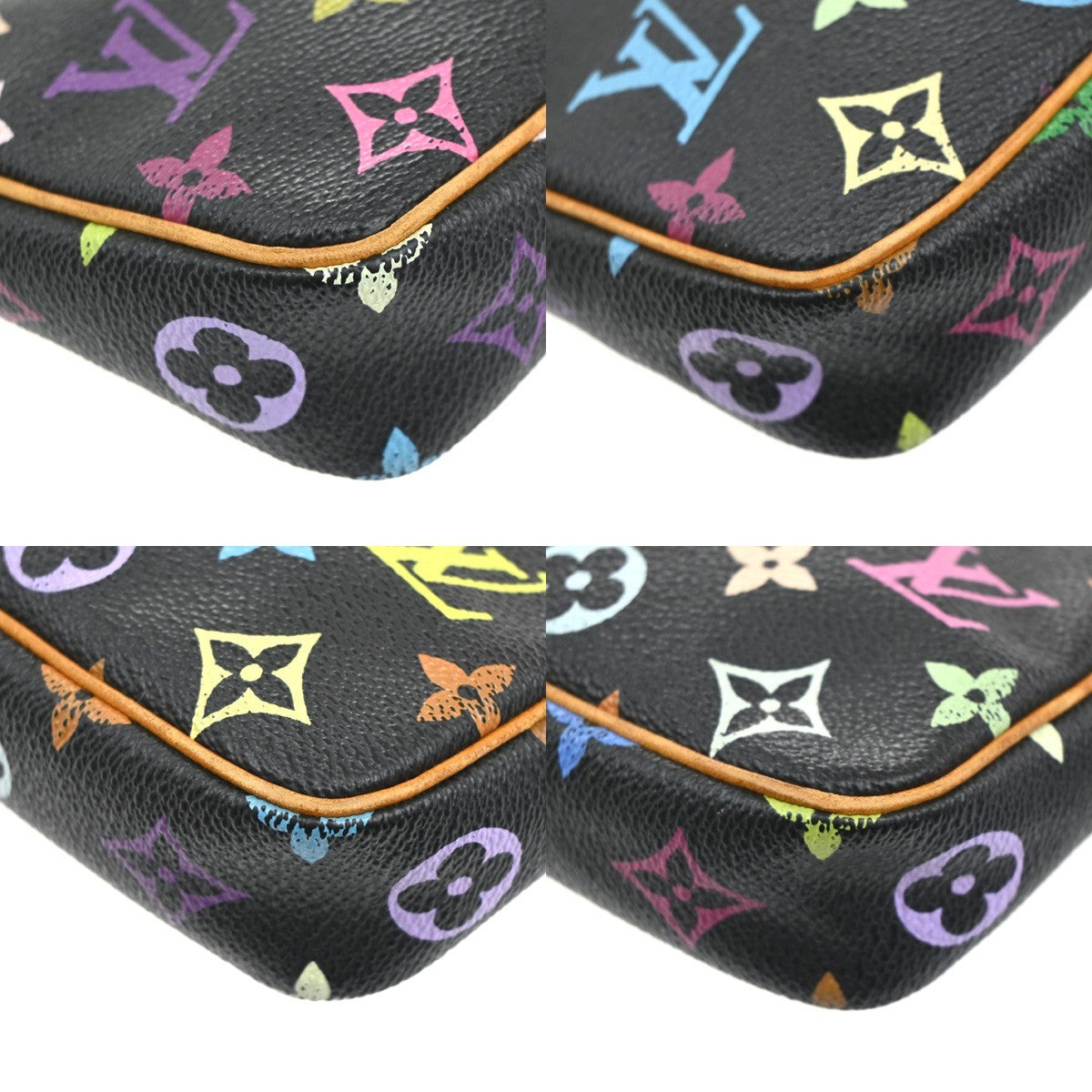 Louis Vuitton Pochette Accessoires Monogram Multicolor, Multicolour, Leather, Clutch