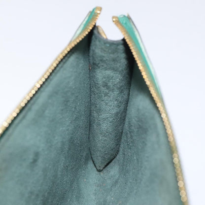 Louis Vuitton Petite Noe Handbag Monogram Canvas, GREEN, LEATHER, Clutche & pouche