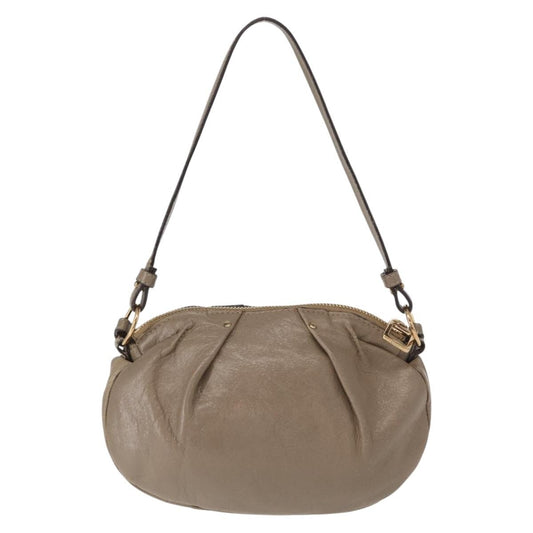 Chloe Vintage Shoulder Bag Leather, BEIGE, LEATHER, Shoulder bag