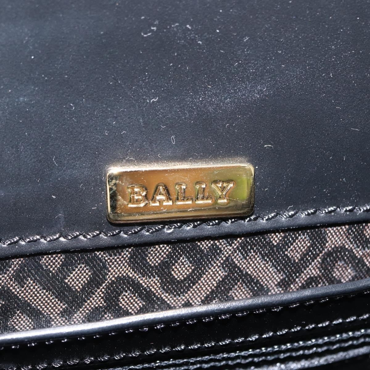 Bally Vintage Shoulder Bag Leather, BLACK, LEATHER, Shoulder bag