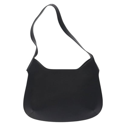 Salvatore Ferragamo Vintage Shoulder Bag Leather, BLACK, LEATHER, Shoulder bag