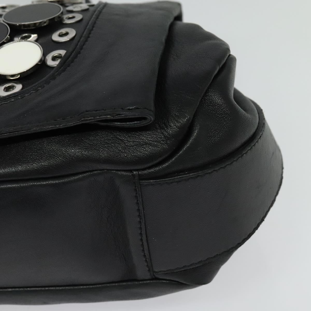 Celine Handbag Leather, BLACK, LEATHER, Handbag