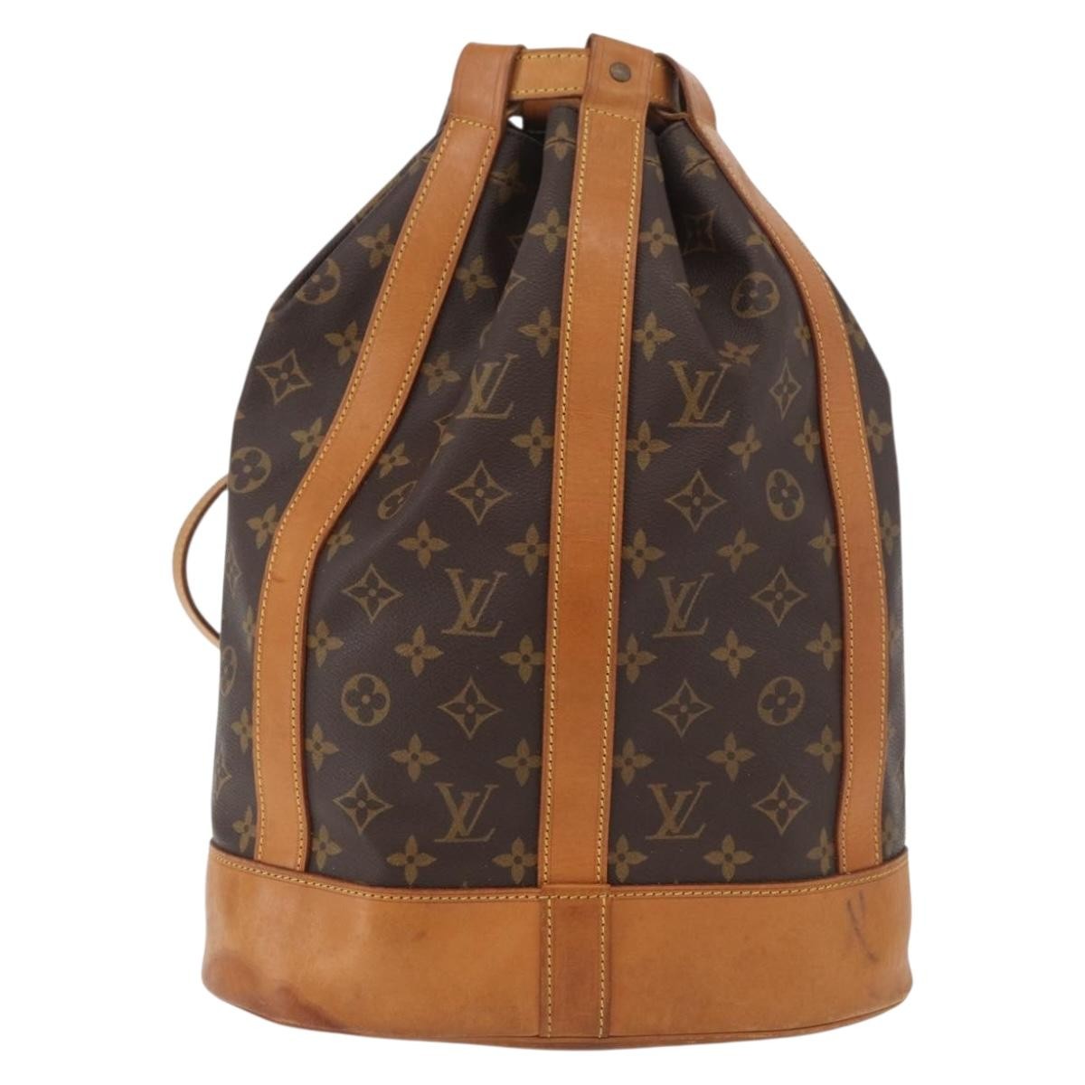 Louis Vuitton Randonnee Backpack Monogram Canvas, Brown, Canvas, Shoulder Bag