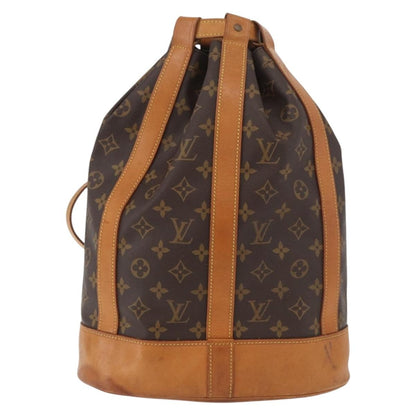 Louis Vuitton Randonnee Backpack Monogram Canvas, Brown, Canvas, Shoulder Bag
