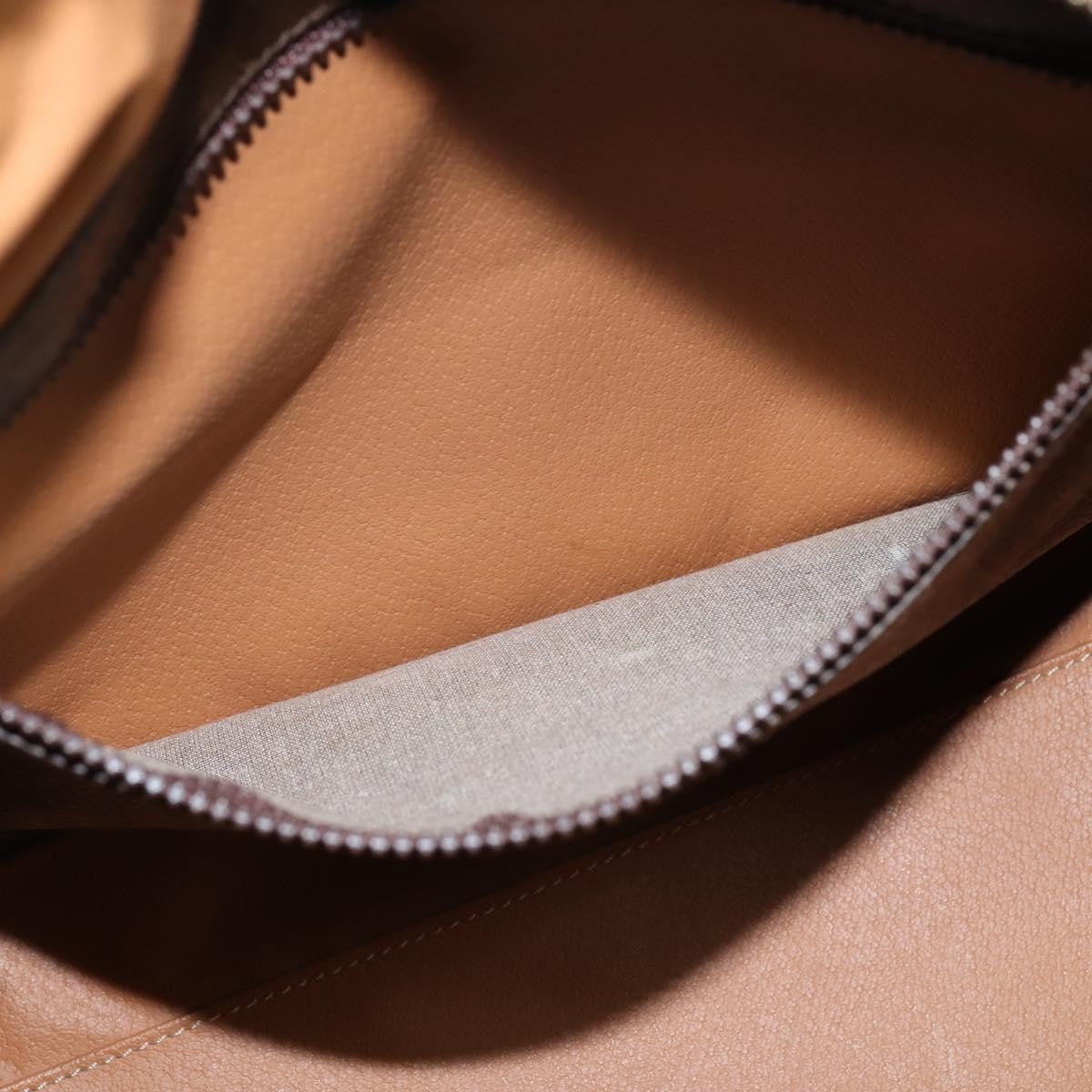 Celine Vintage Boston Bag Macadam Coated Canvas, BROWN, CANVAS, Travel bag