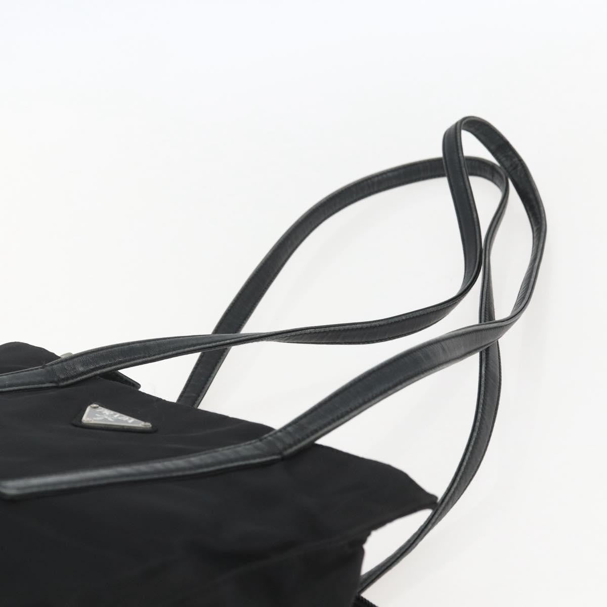 Prada Vintage Shoulder Bag Tessuto, BLACK, NYLON, Shoulder bag