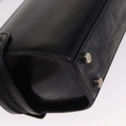 Salvatore Ferragamo Gancini Shoulder Bag Leather, BLACK, LEATHER, Shoulder bag