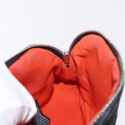 Hermes Bolide Travel Pouch Canvas, BLACK, CANVAS, Clutche & pouche