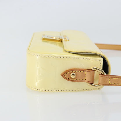 Louis Vuitton Malibu Street Handbag Monogram Vernis, BEIGE, PATENT_LEATHER, Clutche & pouche