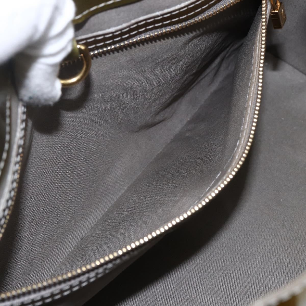 Louis Vuitton Wilshire Handbag Monogram Vernis, GREEN, PATENT_LEATHER, Handbag