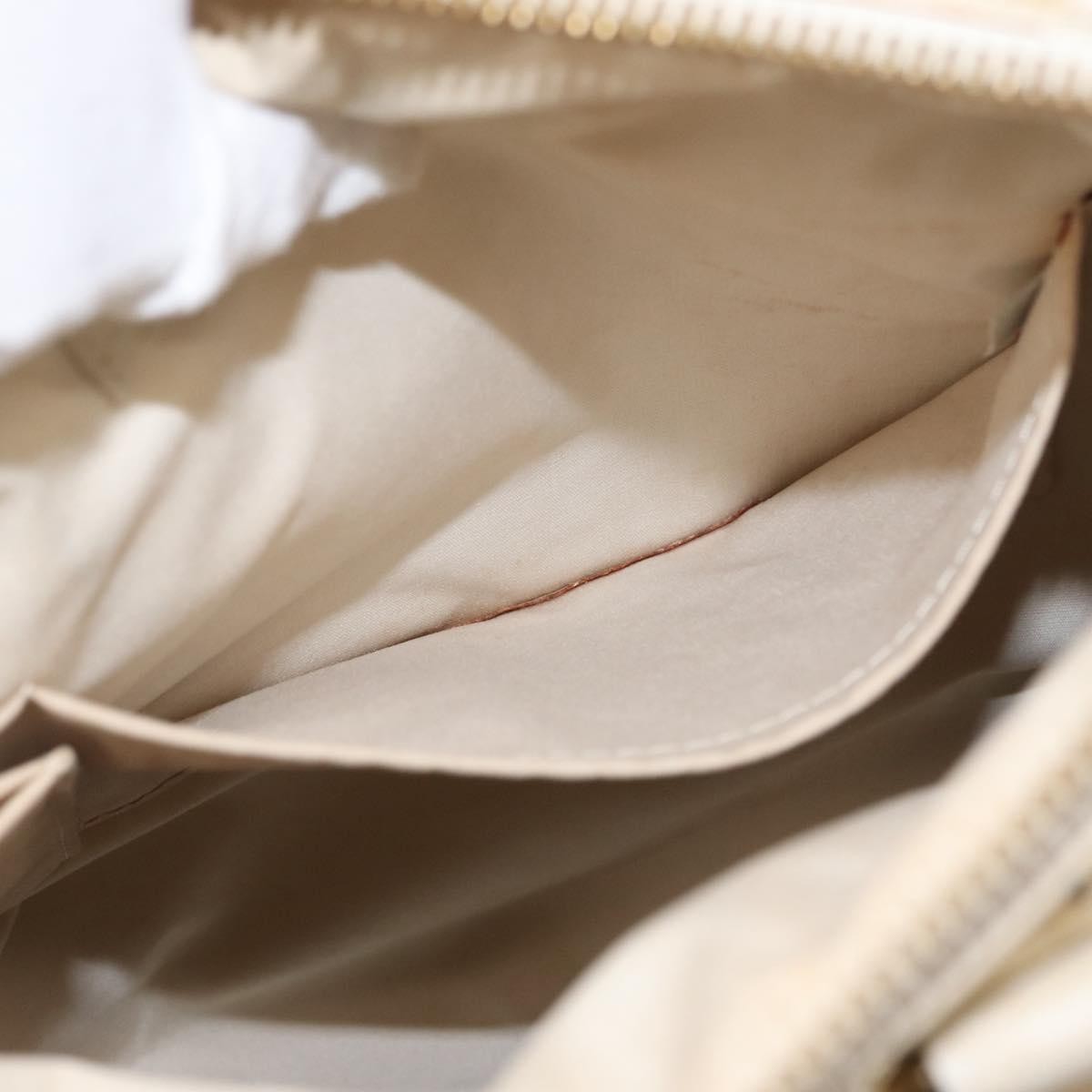 Louis Vuitton Marina Handbag Mini Lin Croisette, BEIGE, CANVAS, Handbag