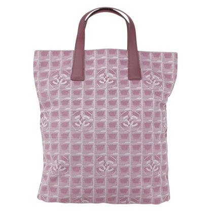 Chanel Travel Line Tote Nylon, PINK, NYLON, Tote bag