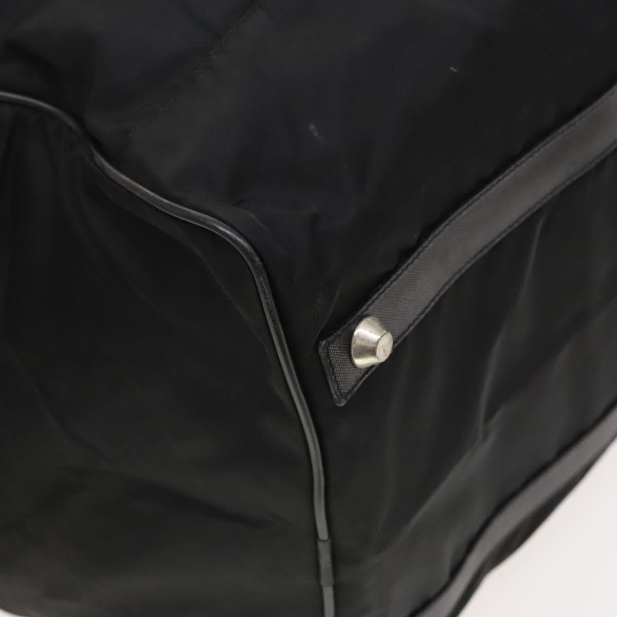 Prada Boston Bag Tessuto, BLACK, NYLON, Travel bag