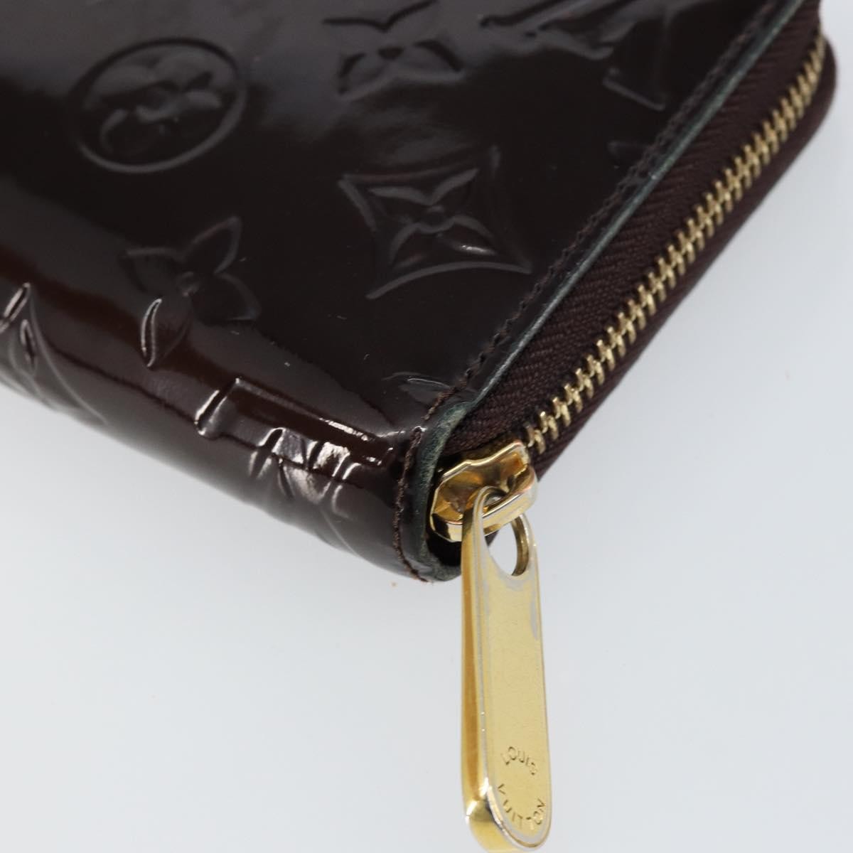 Louis Vuitton Zippy Wallet NM Monogram Patent, BURGUNDY, PATENT_LEATHER, Wallets