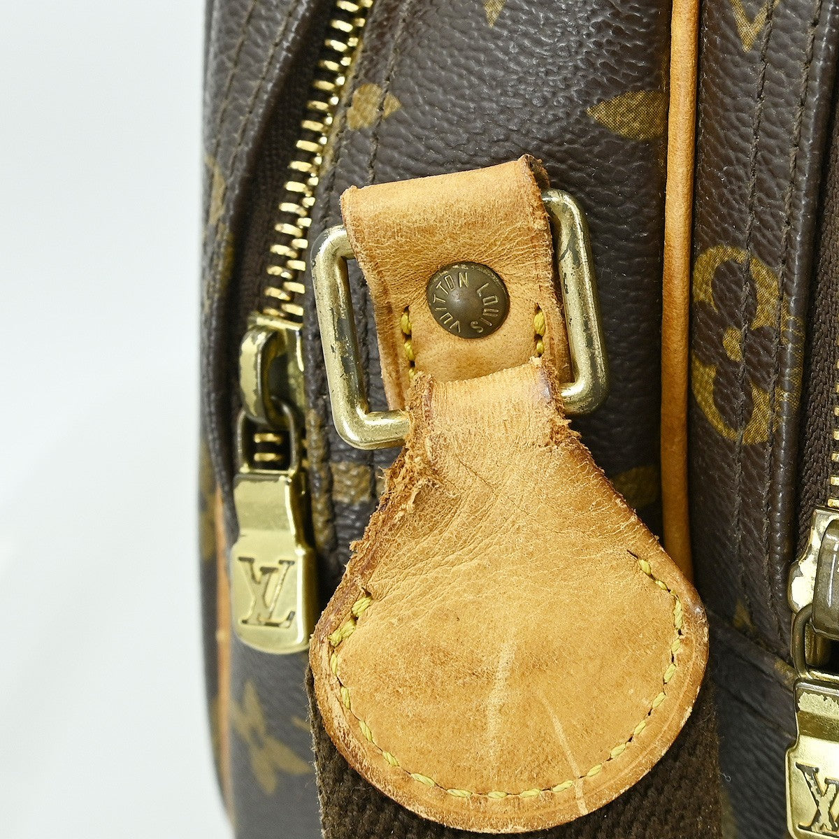 Louis Vuitton Reporter Bag Monogram Canvas, BROWN, CANVAS, Shoulder bag