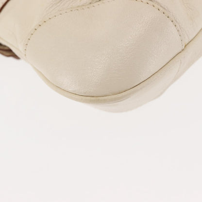 Salvatore Ferragamo Marisa Satchel Leather, WHITE, LEATHER, Handbag