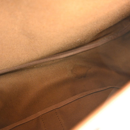 Louis Vuitton Saumur Handbag Monogram Canvas, BROWN, CANVAS, Shoulder bag