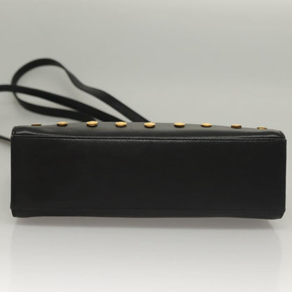 Versace Medusa Shoulder Bag Leather, BLACK, LEATHER, Shoulder bag