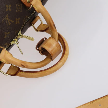 Louis Vuitton Keepall Bandouliere Bag Monogram Canvas, BROWN, CANVAS, Travel bag